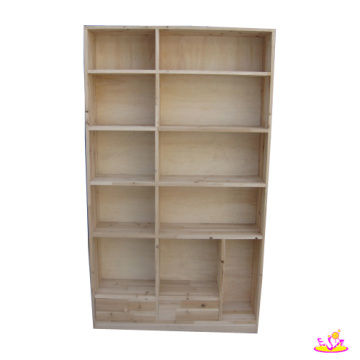 Natur Holz Farbe Büromöbel -Bookcase (WJ278698)